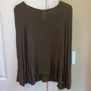 Abercrombie Flowy Long Sleeve Top